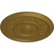 Ekena Millwork Tyrone Ceiling Medallion (Fits Canopies up to 6 3/4"), Hand-Painted Gold, 16 1/8"OD x 3/4"P CM16TYGLS - alternate 4